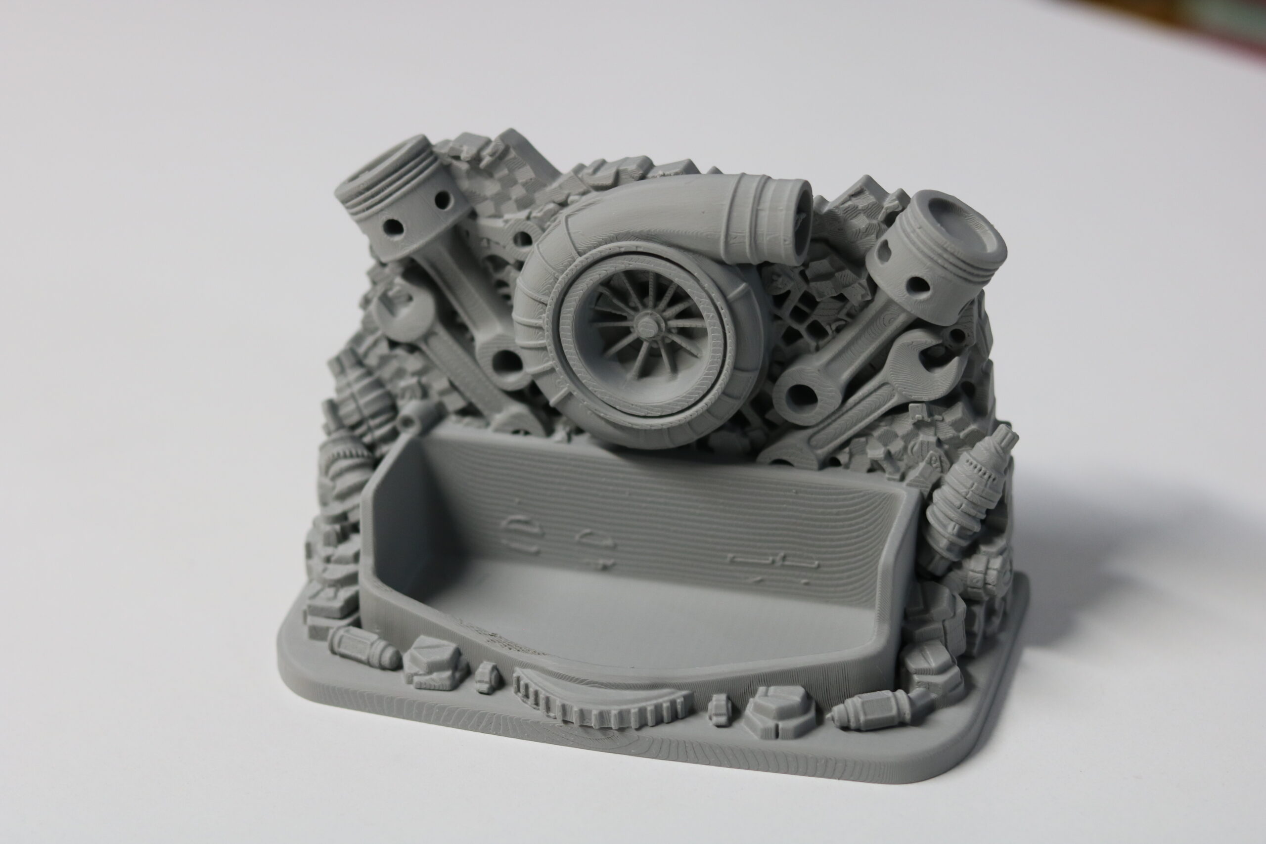 Turbo Serisi Mekanik Kartvizitlik – 3D Tasarım Masaüstü Aksesuarı