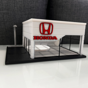 Honda logolu araç garajı